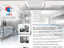 Tablet Screenshot of mpk-modulaire.com